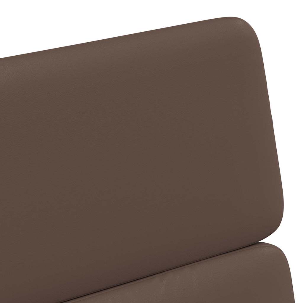 Valgomojo Kėdės su Ratukais 2 pcs Ruda 58 x 65 x 98 cm
