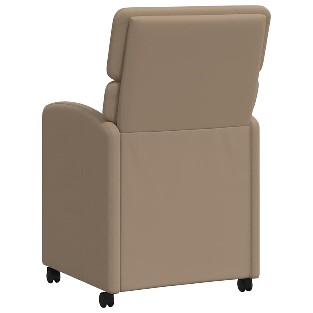 Valgomojo Kėdės su Ratukais 2 pcs Kapučino 58 x 65 x 98 cm