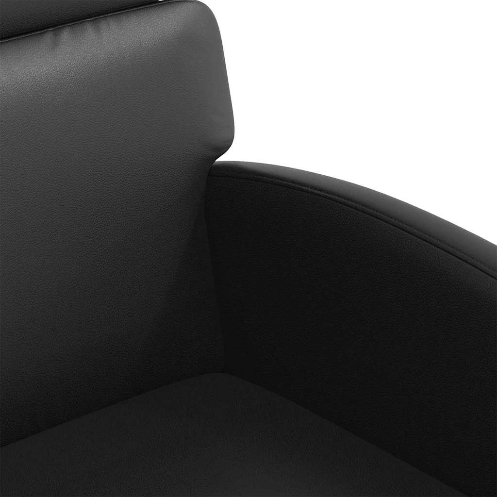Valgomojo Kėdės su Ratukais 2 pcs Juoda 58 x 65 x 98 cm