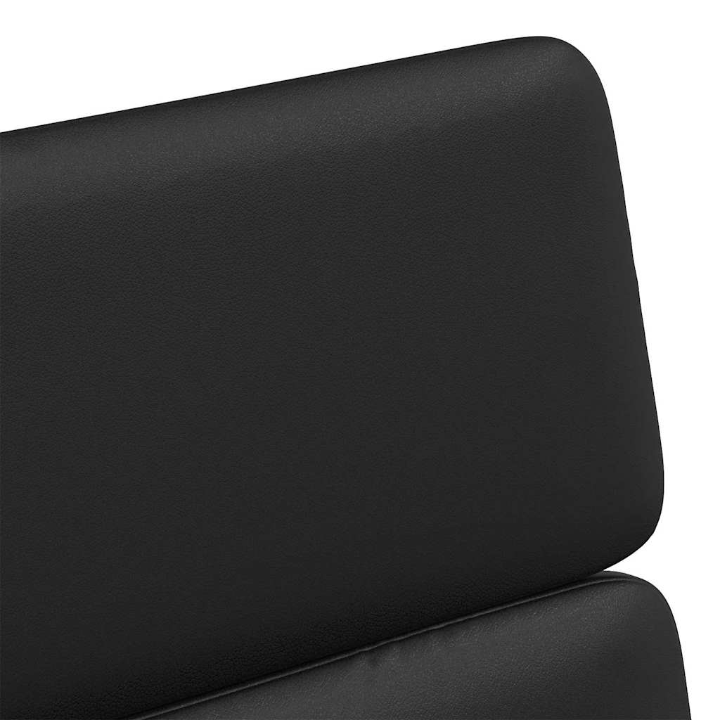 Valgomojo Kėdės su Ratukais 2 pcs Juoda 58 x 65 x 98 cm