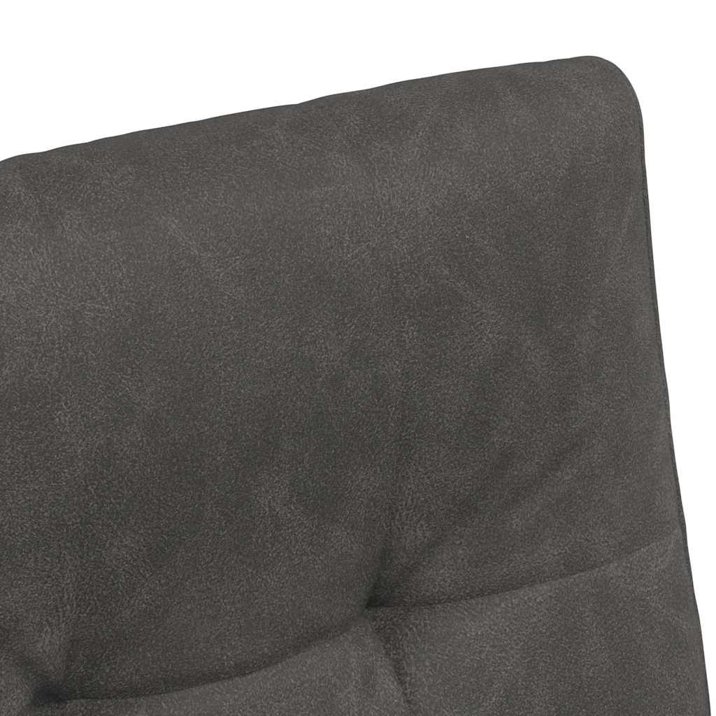 Valgomojo Kėdės su Ratukais 2 pcs Juoda 58 x 67 x 97 cm