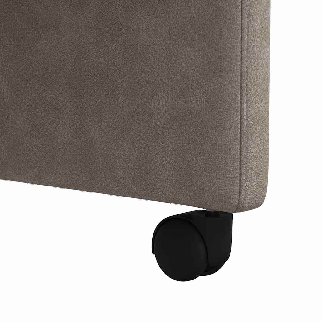 Valgomojo Kėdės su Ratukais 2 pcs Pilka 58 x 67 x 97 cm