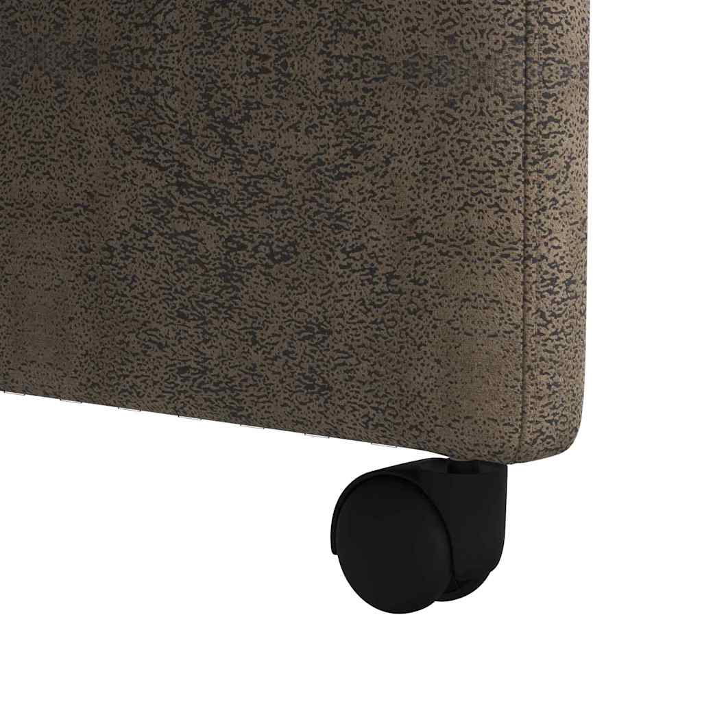 Valgomojo Kėdės su Ratukais 2 pcs Tamsiai pilka 57 x 67 x 98 cm