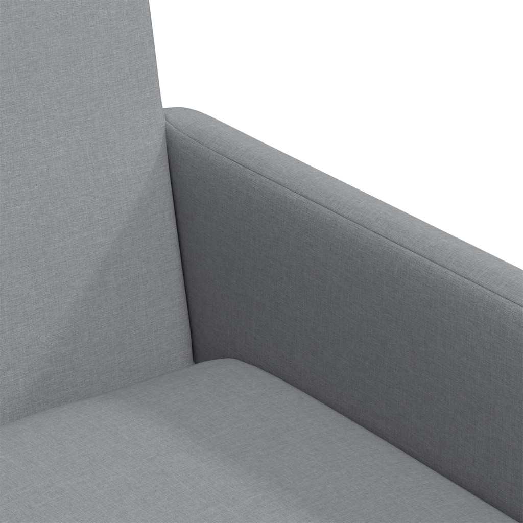 Valgomojo kėdės 2 pcs Šviesiai pilka 57 x 67 x 95 cm audinys