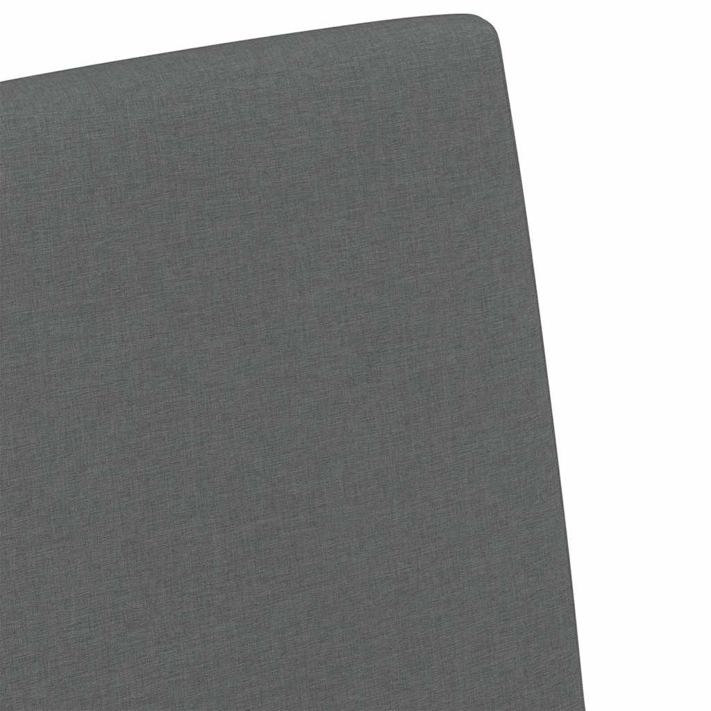 Valgomojo kėdės 2 pcs Tamsiai pilka 57 x 67 x 95 cm audinys