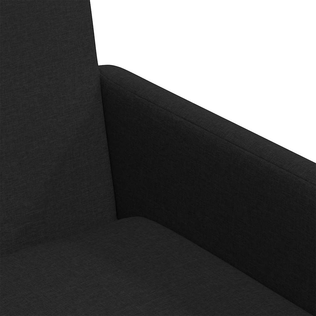 Valgomojo kėdės 2 pcs Juoda 57 x 67 x 95 cm audinys