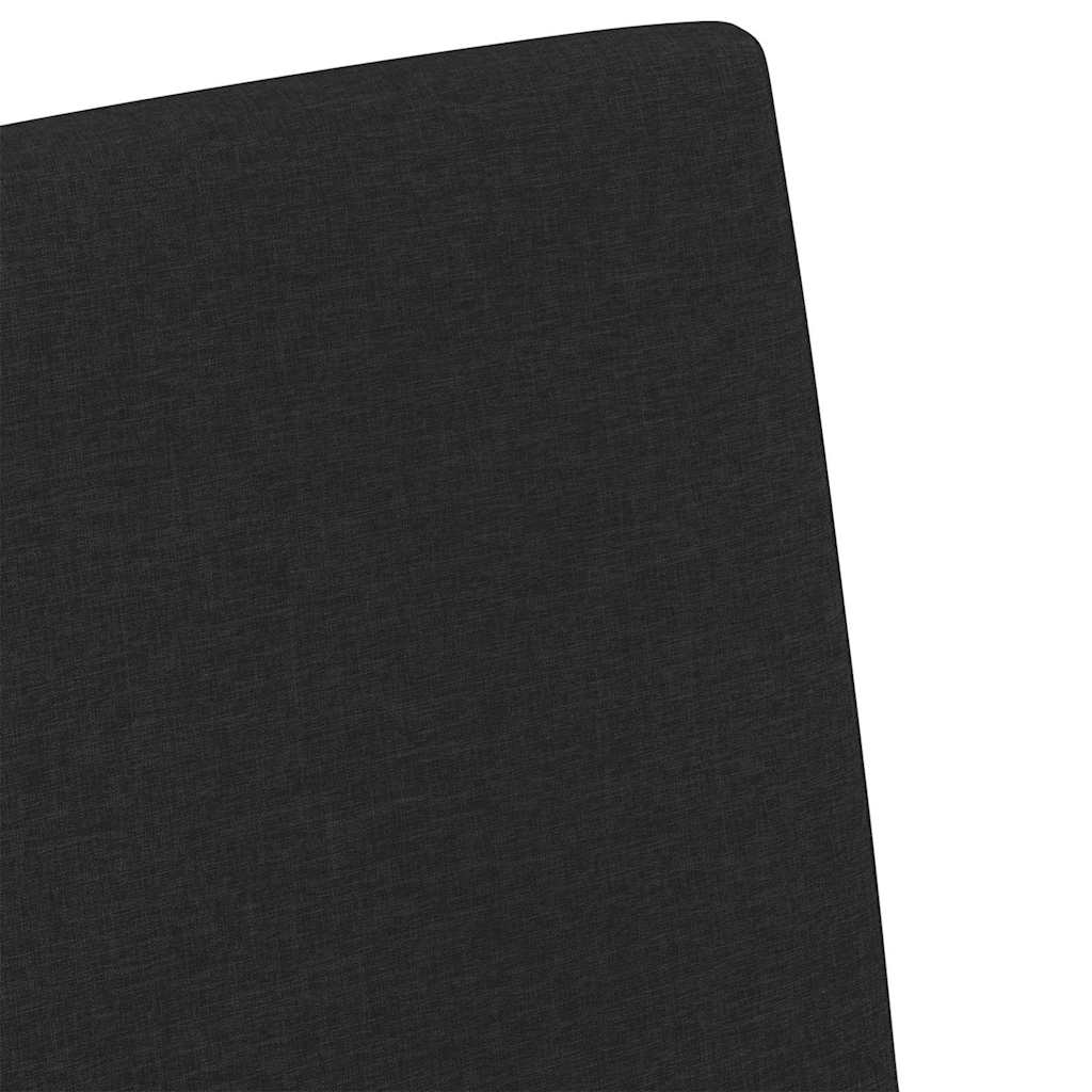 Valgomojo kėdės 2 pcs Juoda 57 x 67 x 95 cm audinys