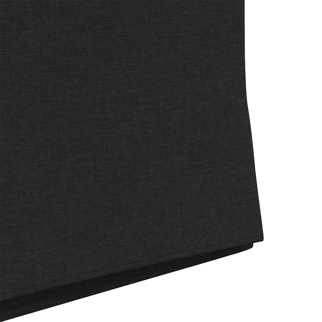 Valgomojo kėdės 2 pcs Juoda 57 x 67 x 95 cm audinys