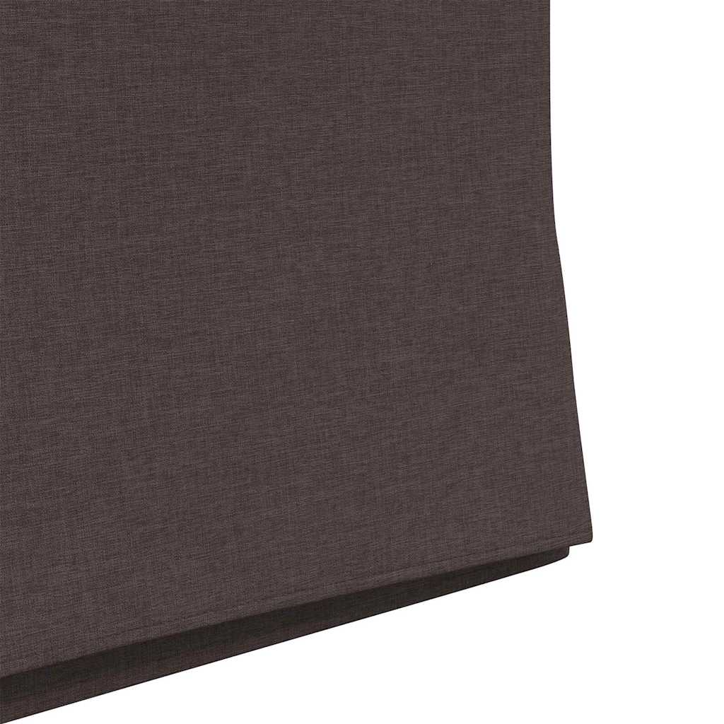 Valgomojo kėdės 2 pcs Tamsiai ruda 57 x 67 x 95 cm audinys