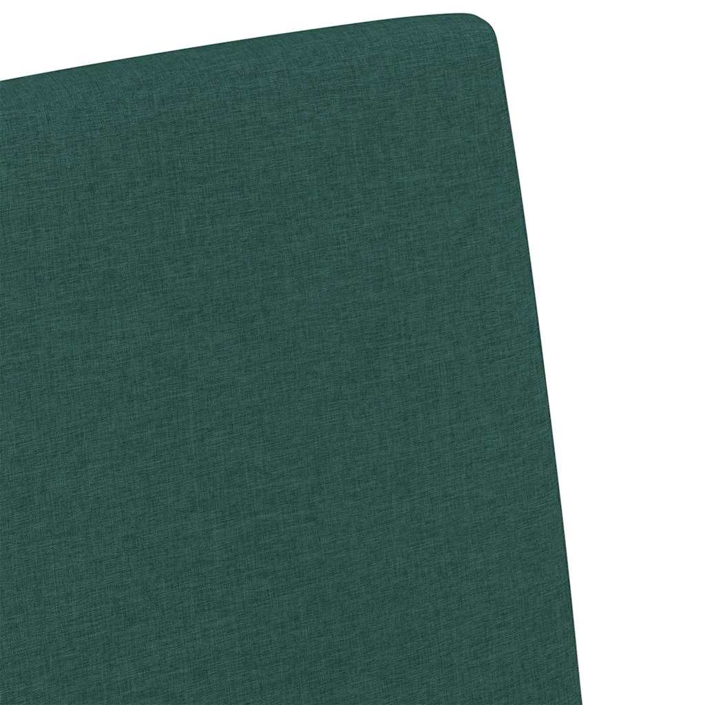 Valgomojo kėdės 2 pcs Tamsiai žalia 57 x 67 x 95 cm audinys