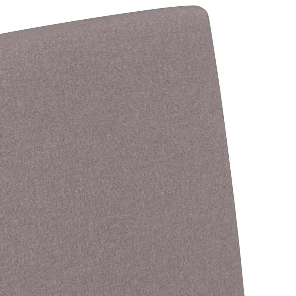 Valgomojo kėdės 2 pcs Taupe 57 x 67 x 95 cm audinys