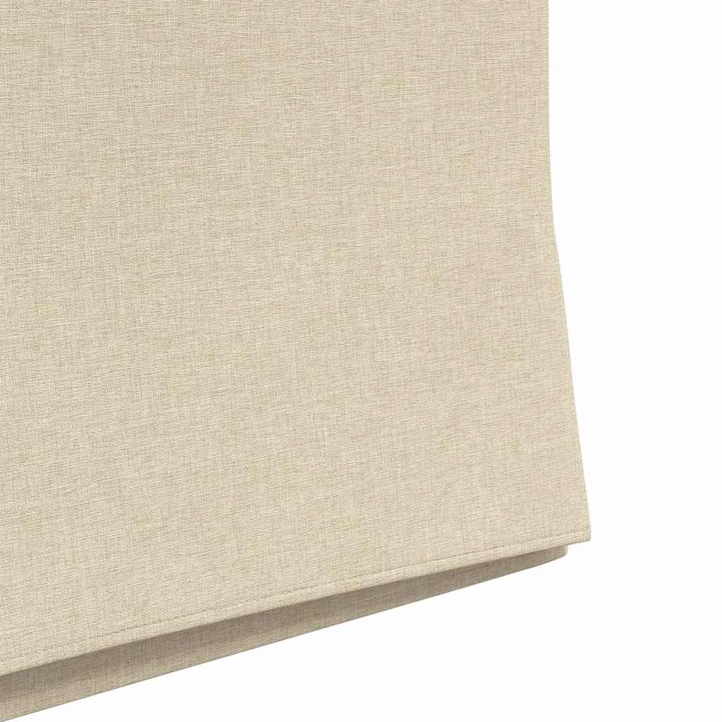 Valgomojo kėdės 2 pcs Kreminė 57 x 67 x 95 cm audinys