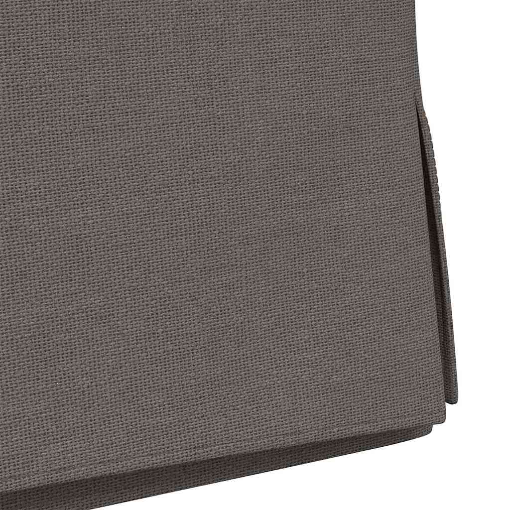 Valgomojo kėdės 2 pcs Šviesiai pilka 57 x 67 x 98 cm Linas
