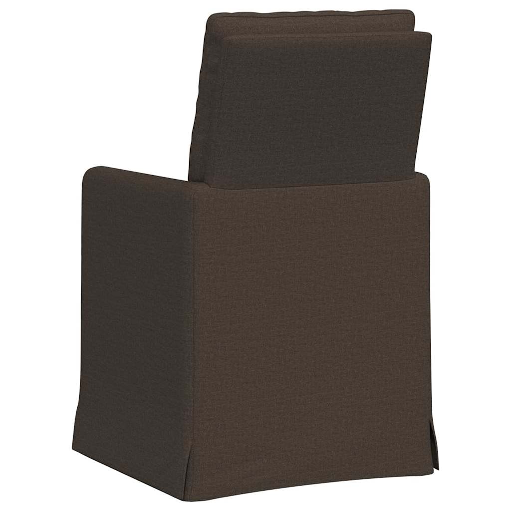 Valgomojo kėdės 2 pcs Tamsiai pilka 57 x 67 x 98 cm Linas