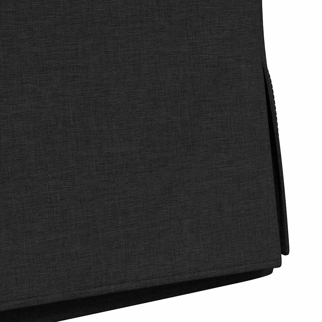 Valgomojo kėdės 2 pcs Juoda 57 x 67 x 98 cm audinys