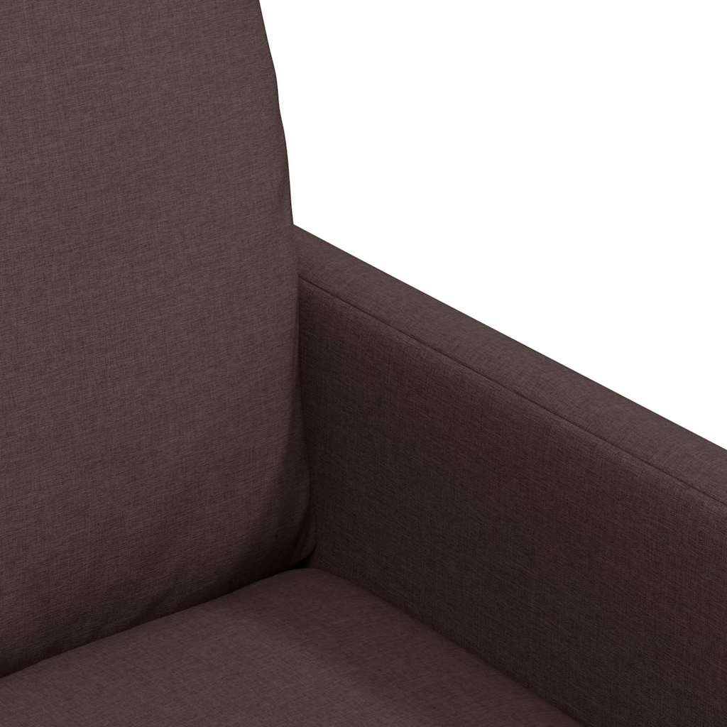 Valgomojo kėdės 2 pcs Tamsiai ruda 57 x 67 x 98 cm audinys