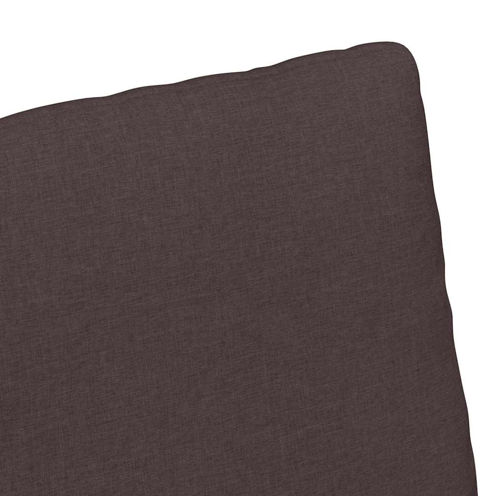 Valgomojo kėdės 2 pcs Tamsiai ruda 57 x 67 x 98 cm audinys
