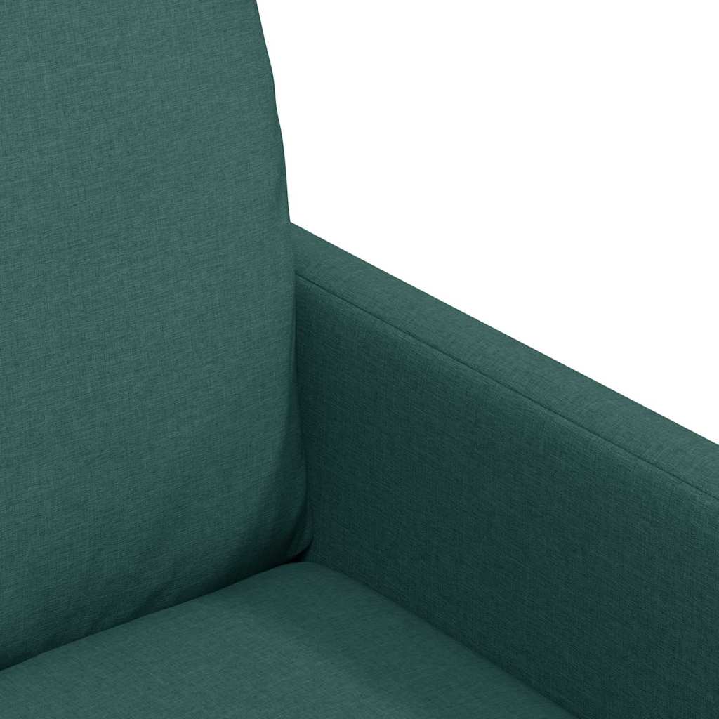 Valgomojo kėdės 2 pcs Tamsiai žalia 57 x 67 x 98 cm audinys
