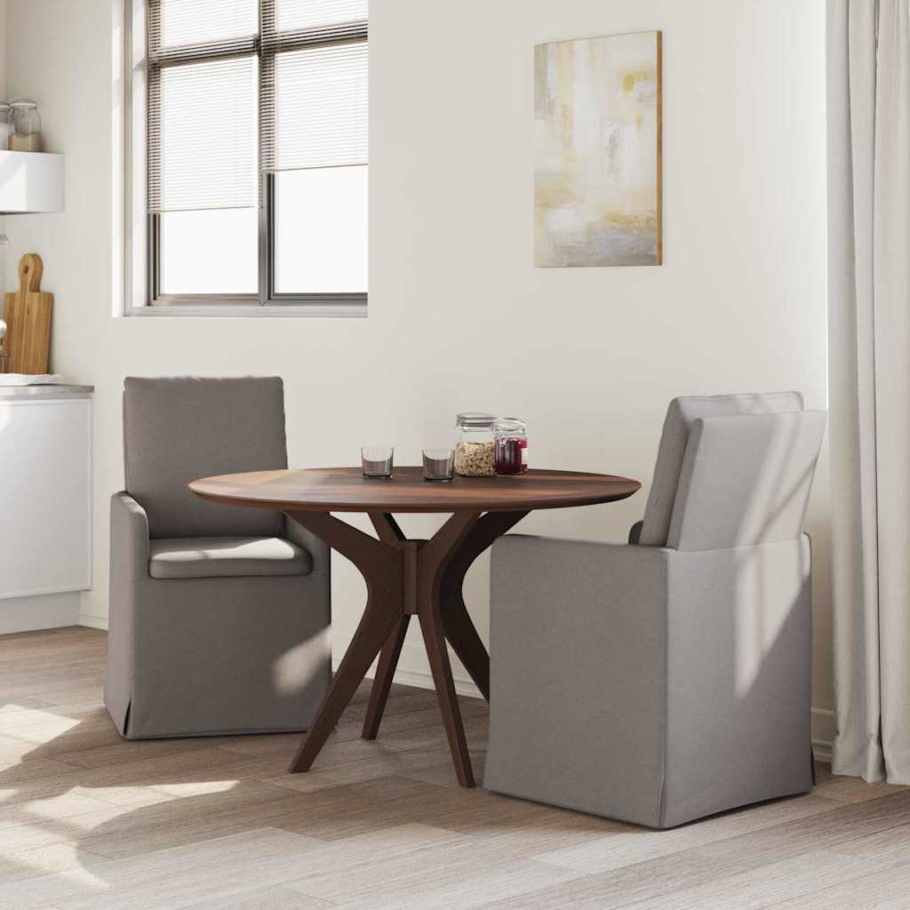 Ēdamistabas krēsli 2 gab. pelēkbrūnā krāsā 57 x 67 x 98 cm audums