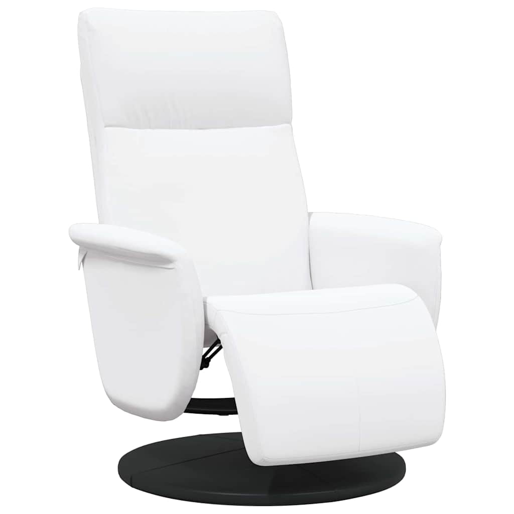 Massage Recliner White 71 x 90 x 105 cm