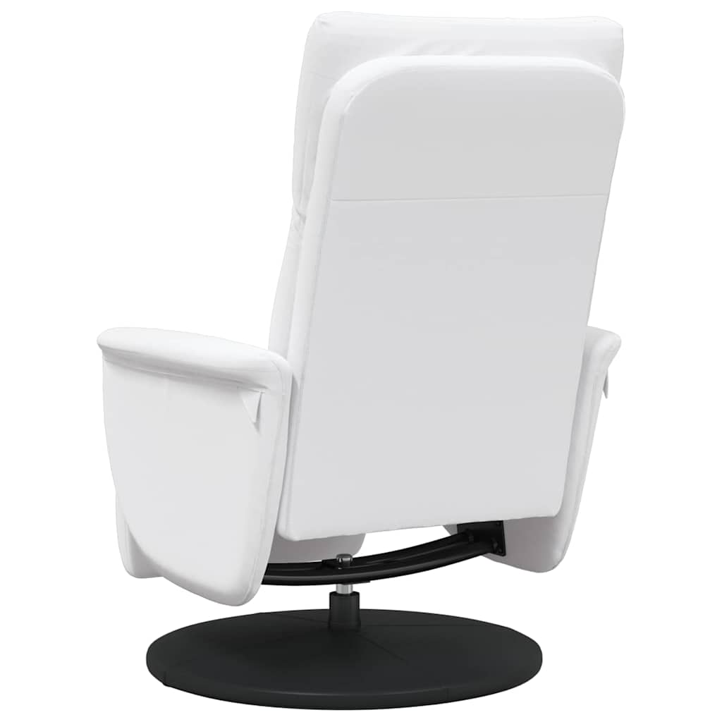 Massage Recliner White 71 x 90 x 105 cm