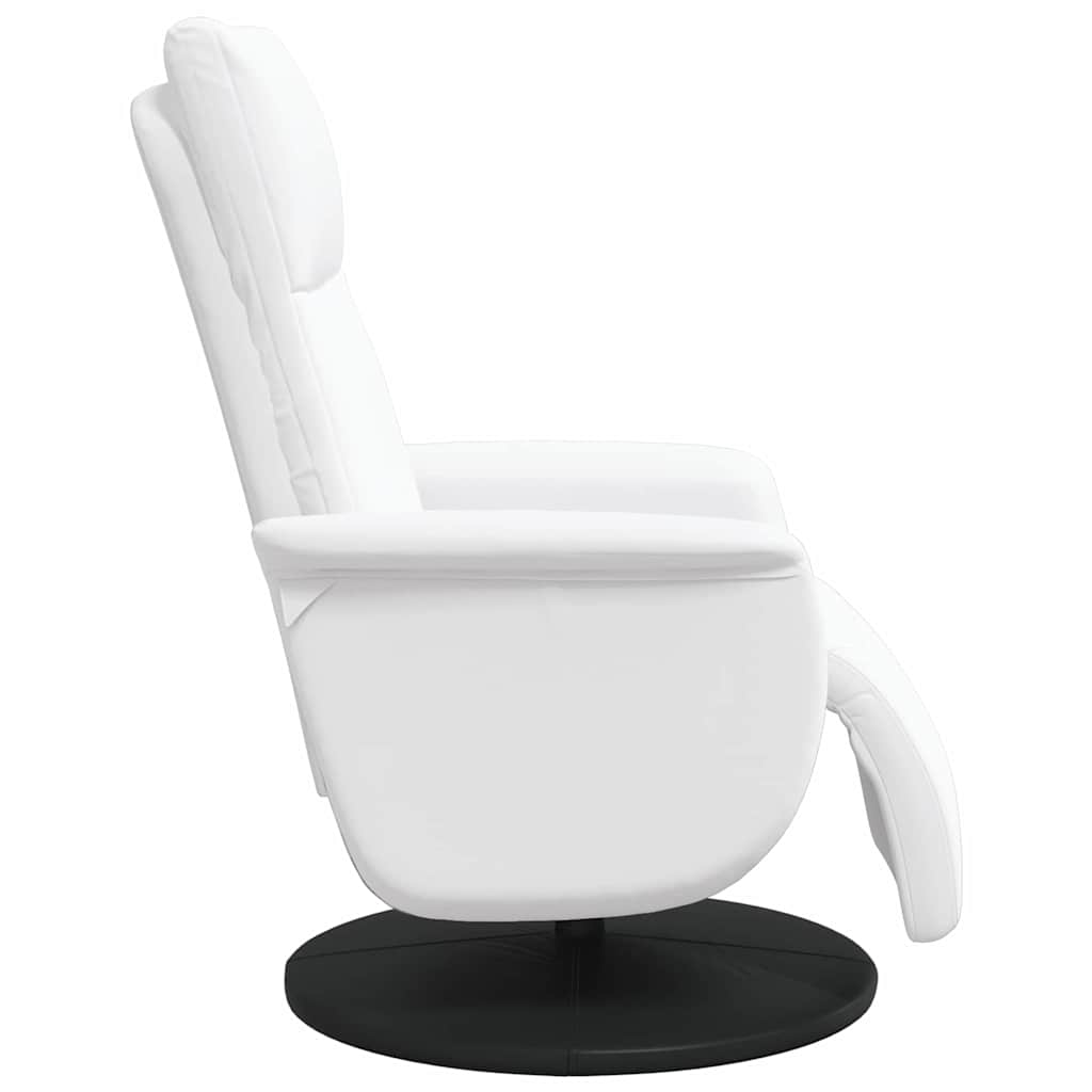 Massage Recliner White 71 x 90 x 105 cm