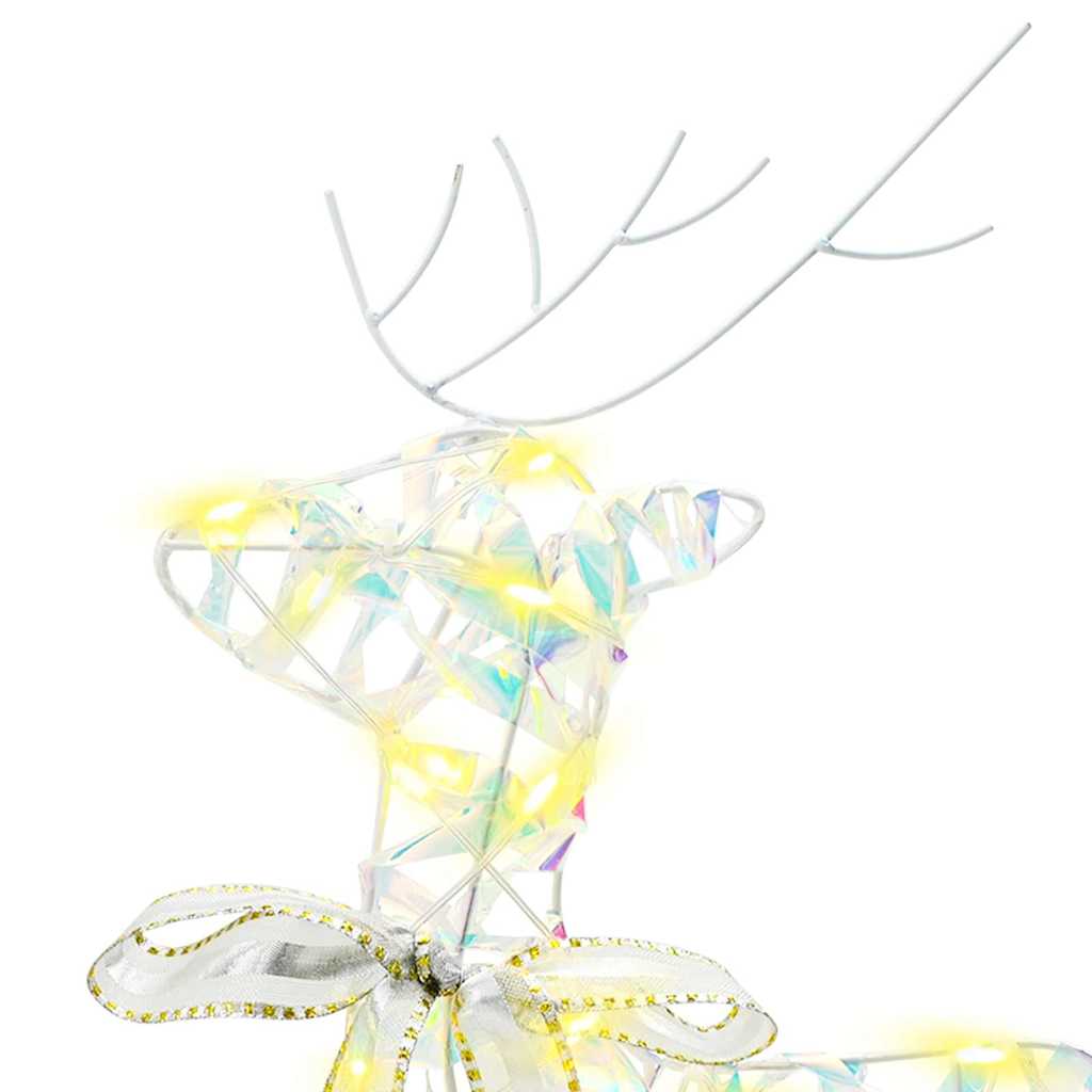 LED elniai 7 vnt. 40 LED Daugiaspalvis 42 x 15 x 64 cm PET