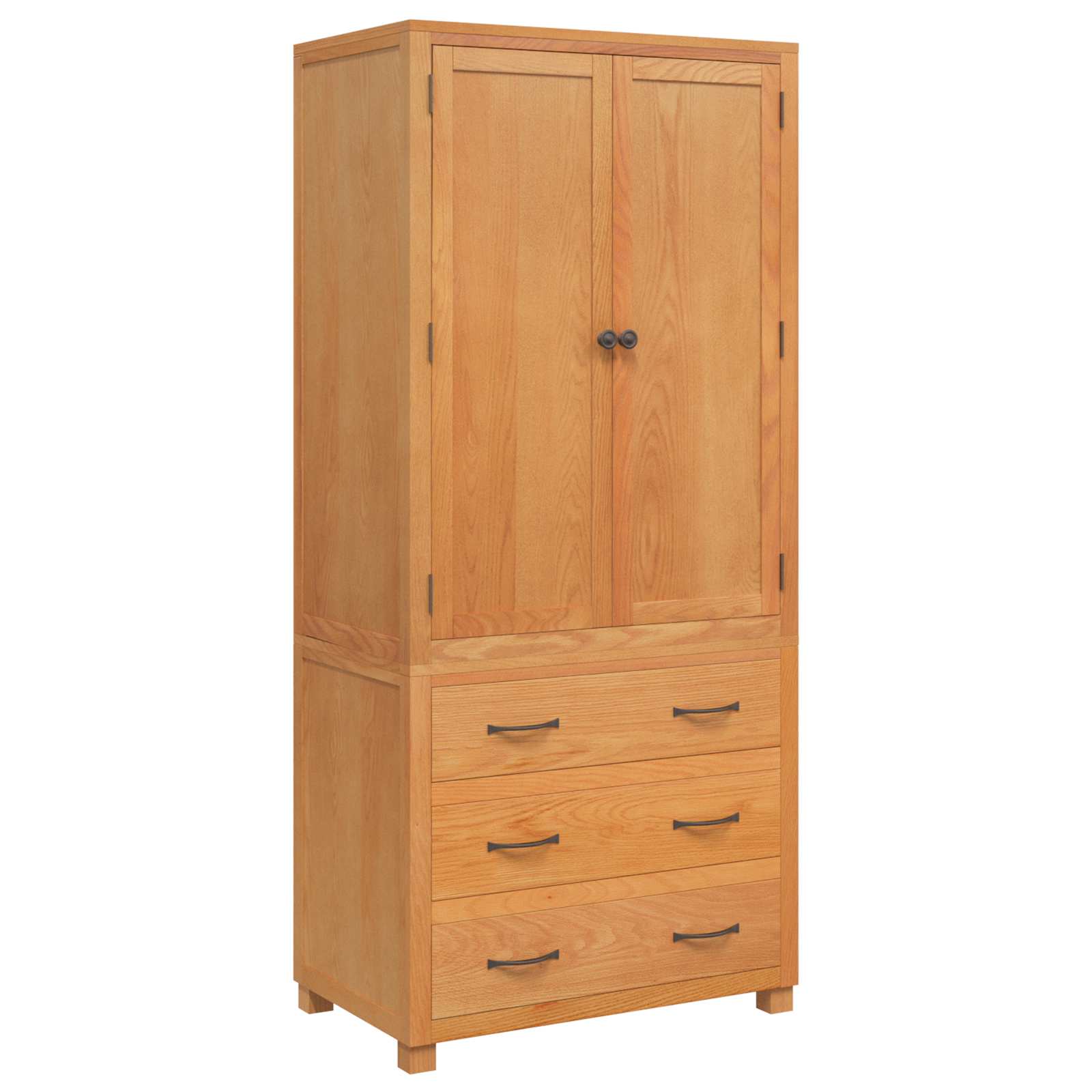 Storage Furniture Set with Drawers Brown Engineered Wood