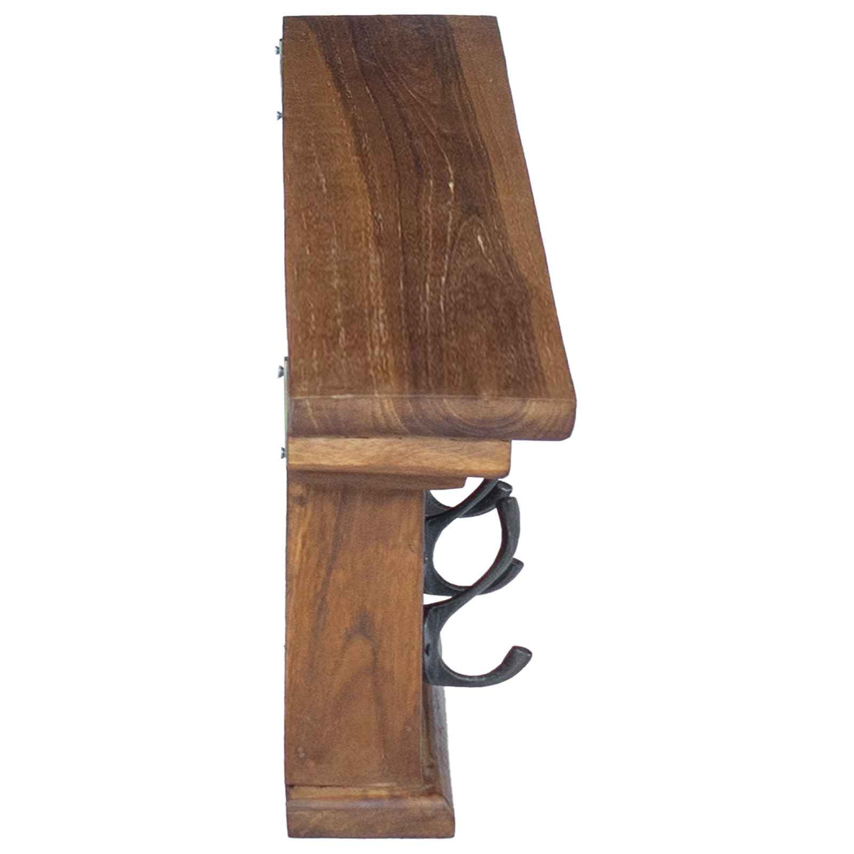 Prikabinamas paltas Natūrali 100 x 10 x 20 cm Kieto teka medžio