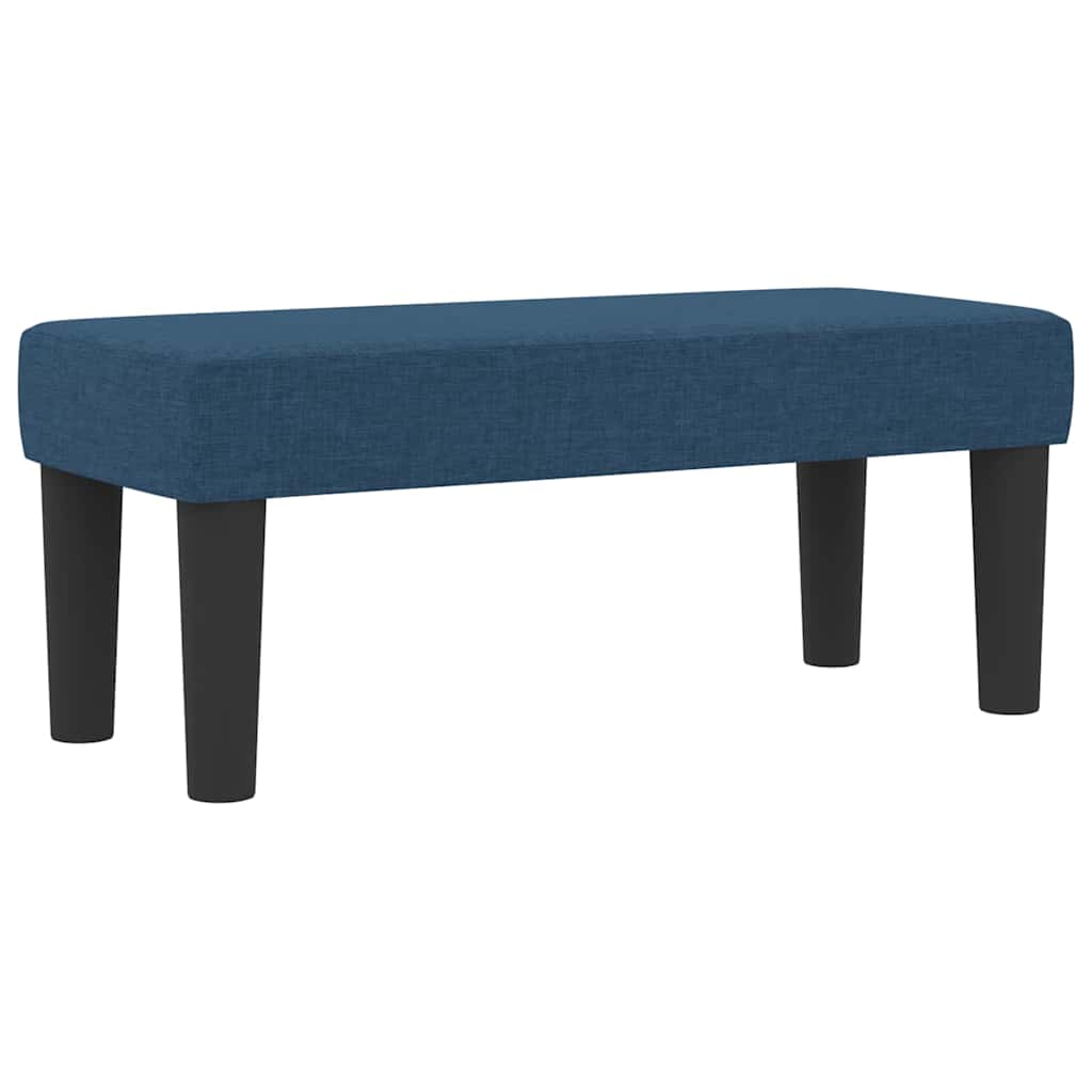 Kiemas lova su čiužiniu Mėlyna 90 x 200 cm audinys