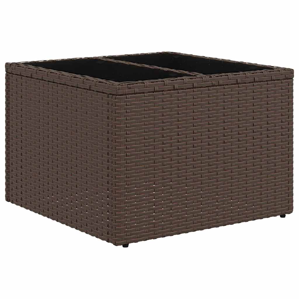 10 dalių sodinė sofa su pagalvėlėmis pilka poliratano