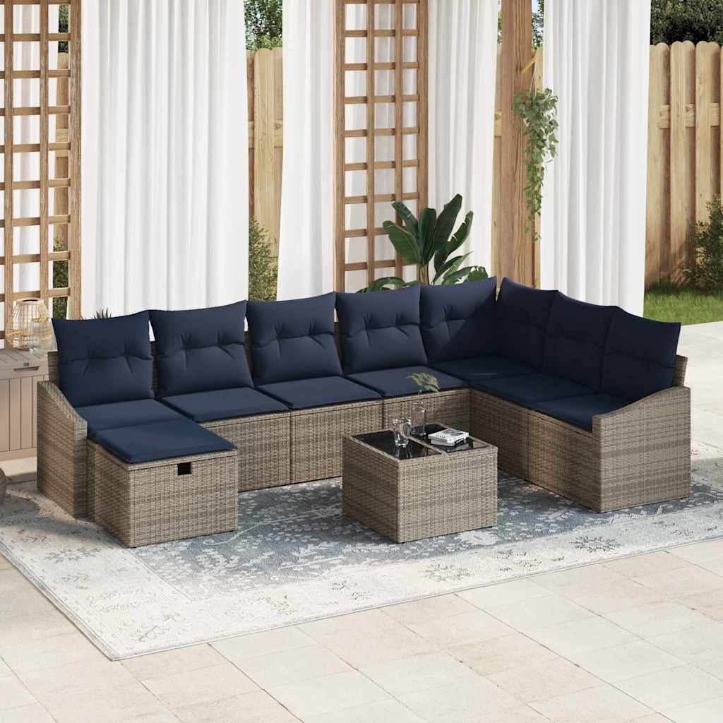 Sofos komplektas su pagalve 6 pcs poliratanas