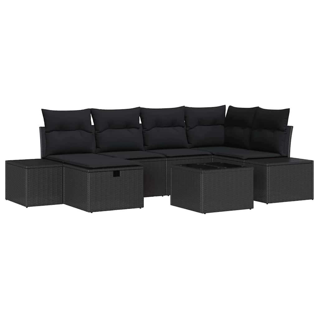 Sofos komplektas su pagalve 6 pcs poliratanas