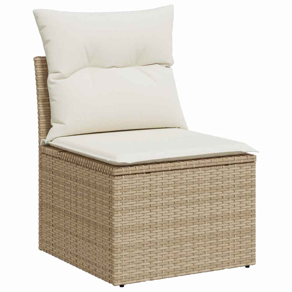 10 dalių sodo sofa rinkinys su pagalvėlėmis bežinis poli ratanas akacijos