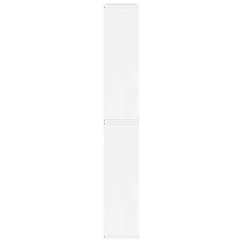 Šoninė spintelė 4 vnt ODDA, baltas, 40x24x79 cm, pušies masyvas
