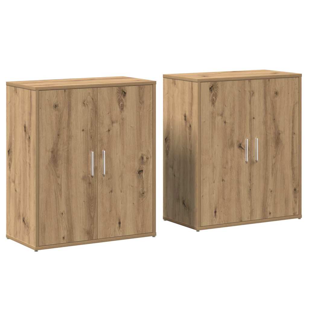Aukštas spintelė 2 pcs artisano ąžuolo 60 x 31 x 70 cm