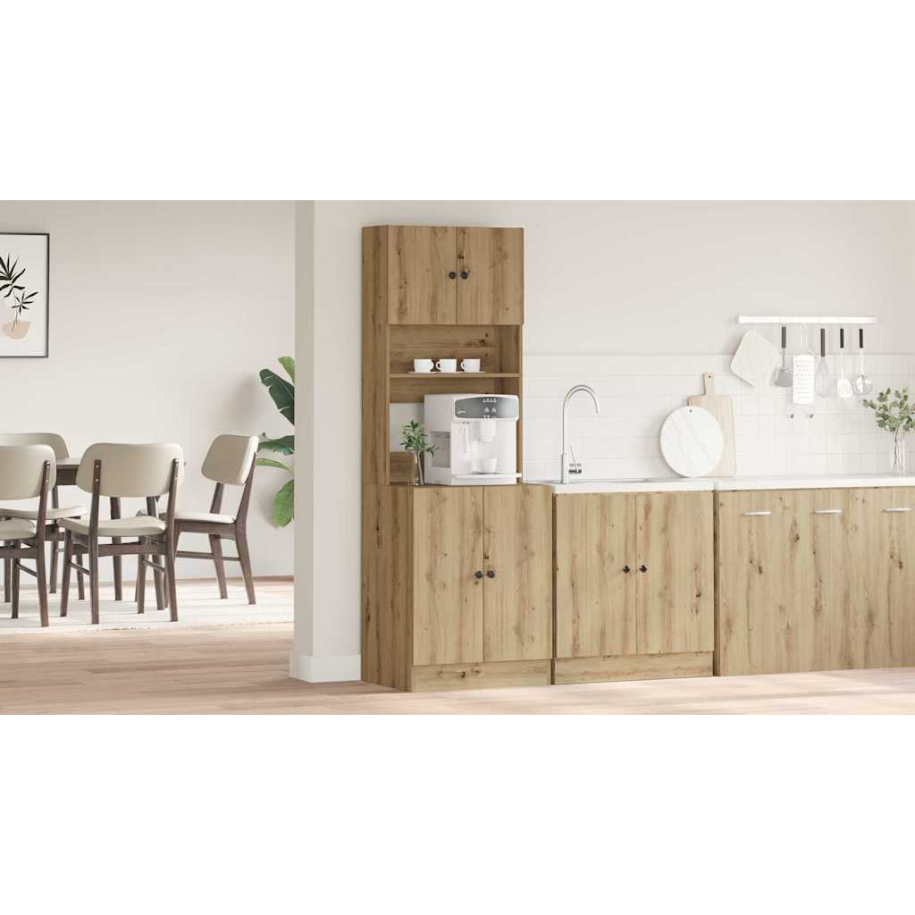 Virtuves skapis Amatnieku ozols 60x50x180 cm inženierijas koksne