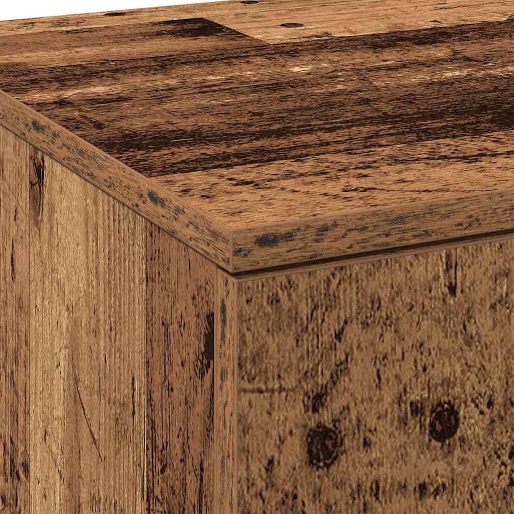 Tall cabinet Antique wood 80 x 35 x 180 cm