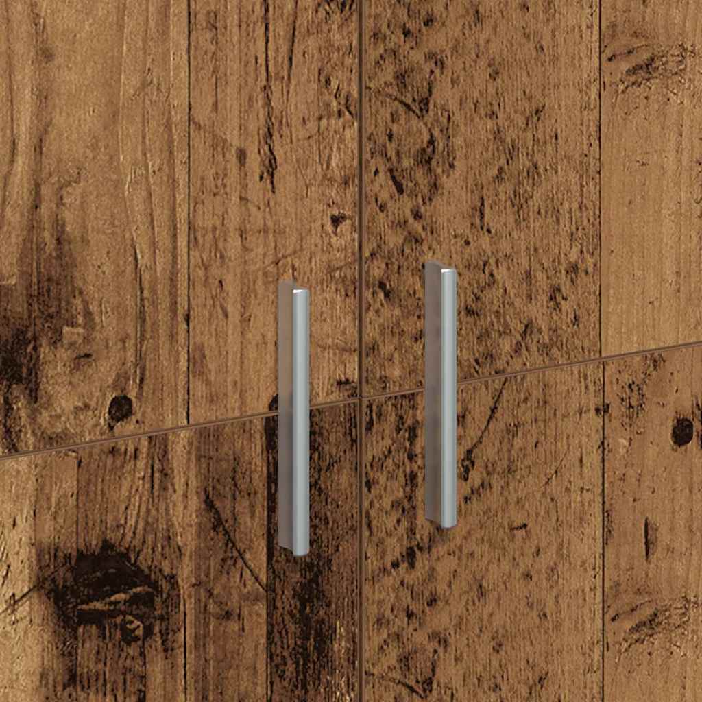 Tall cabinet Antique wood 80 x 35 x 180 cm
