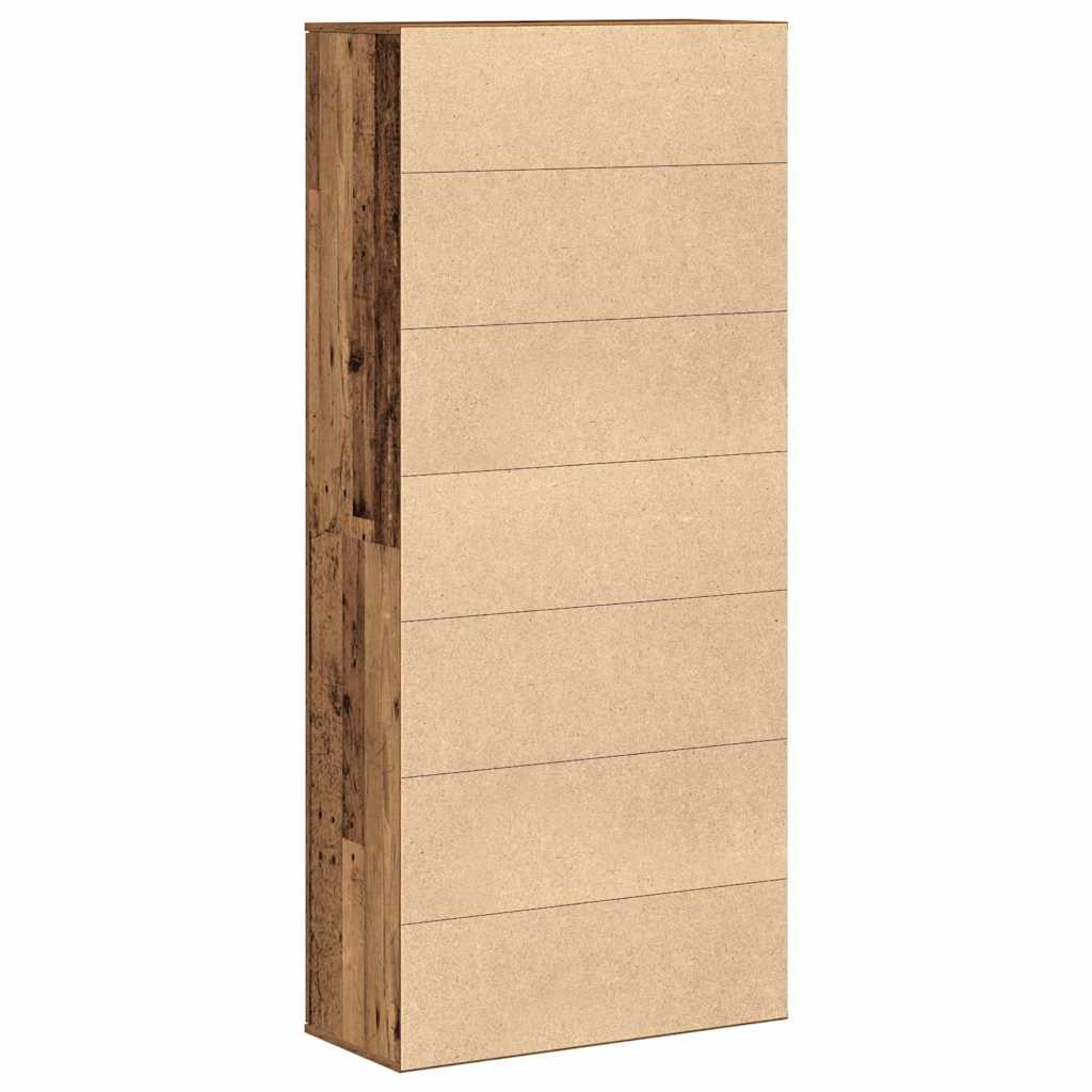 Tall cabinet Antique wood 80 x 35 x 180 cm