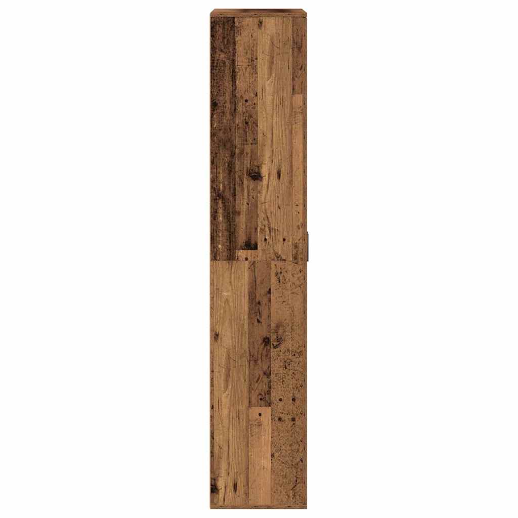 Tall cabinet Antique wood 80 x 35 x 180 cm