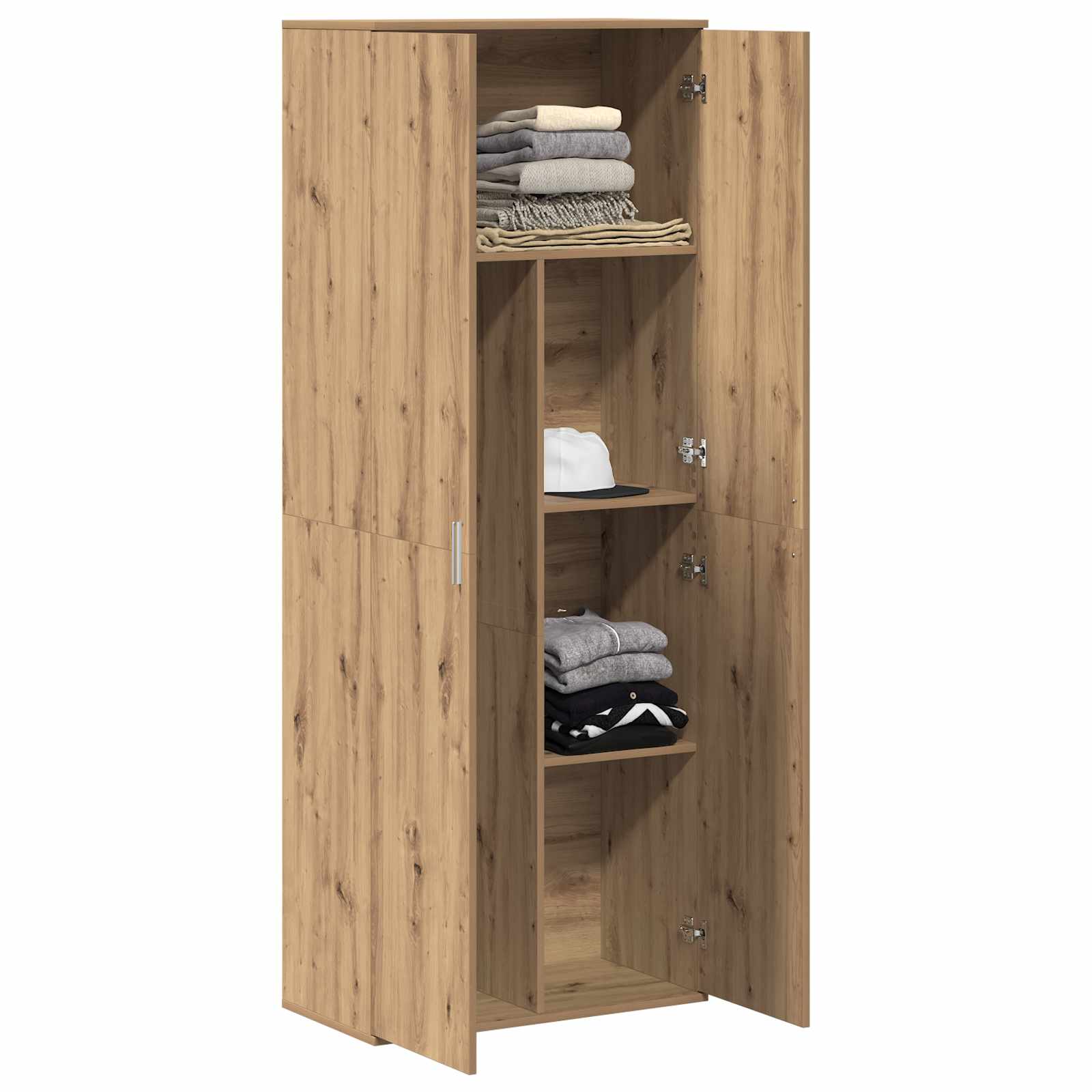 Tall cabinet Artisan oak 70 x 33.5 x 180 cm