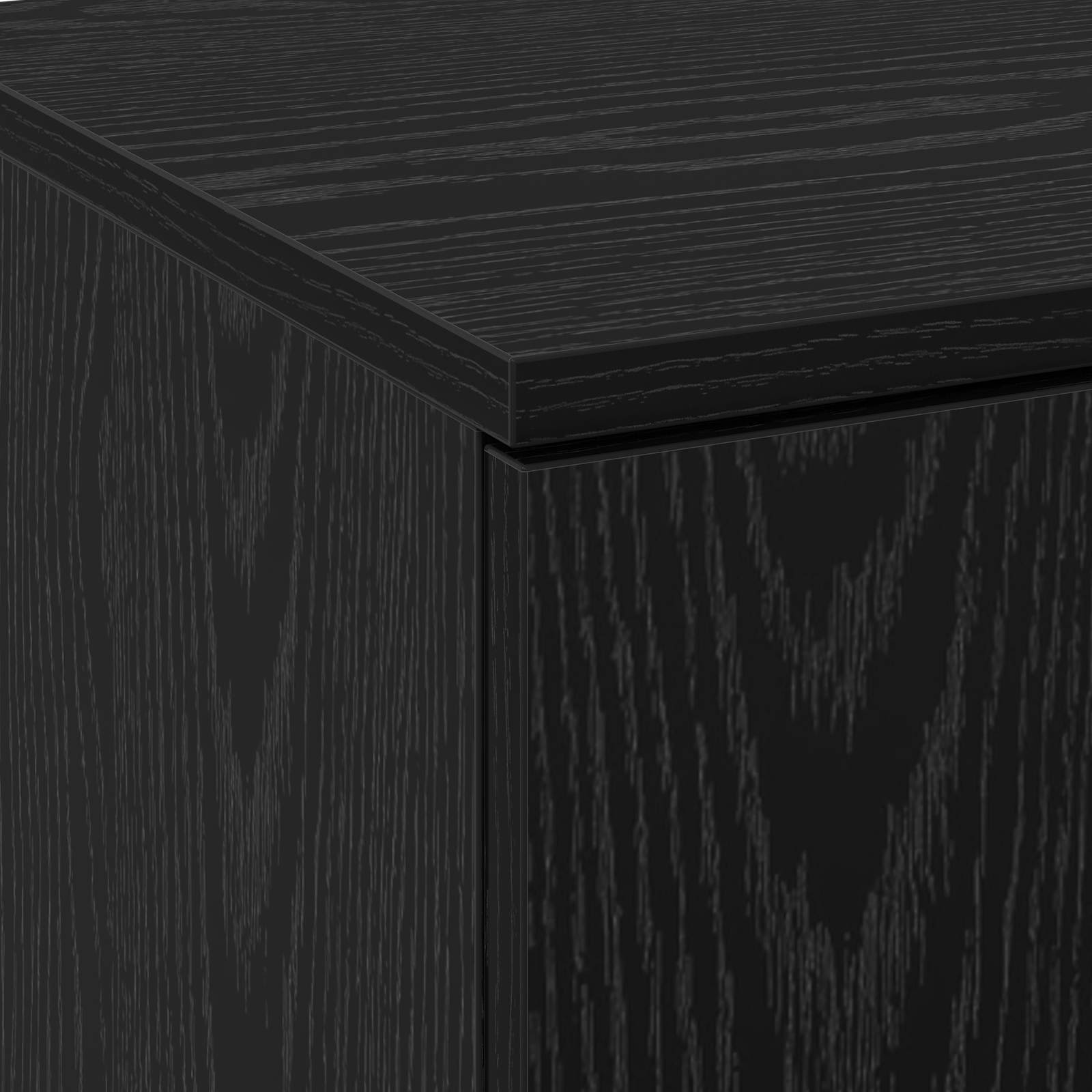 Highboard Black oak 70 x 33.5 x 180 cm