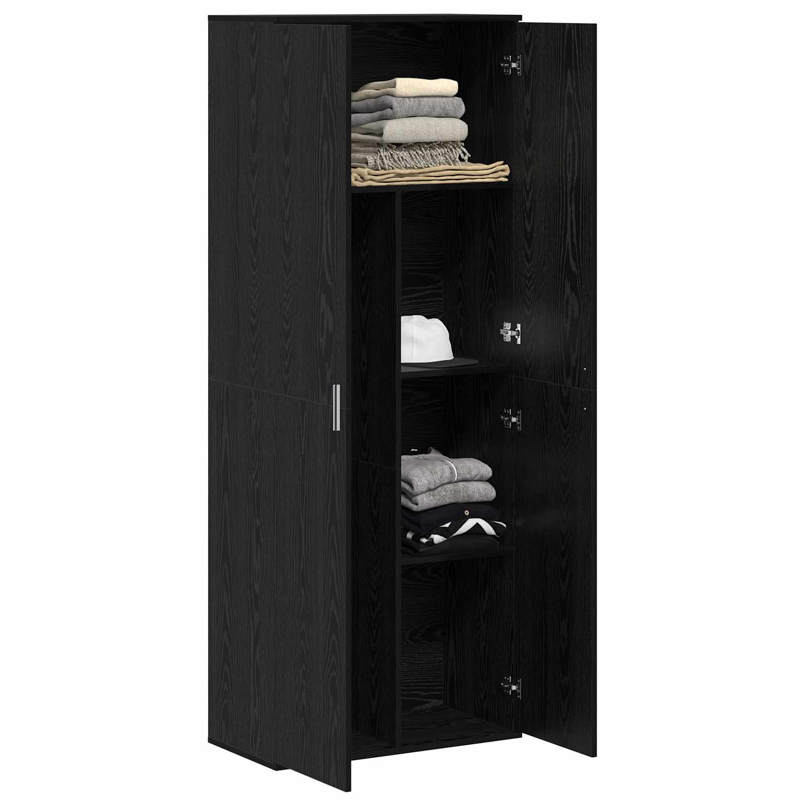 Highboard Black oak 70 x 33.5 x 180 cm