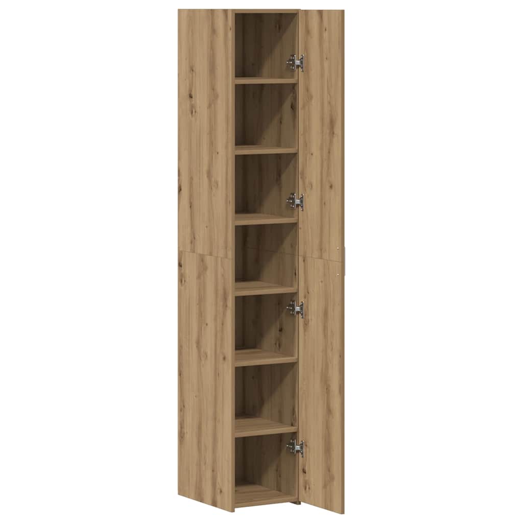 Aukštas spintelė 2 pcs Amatininkų ąžuolas 30 x 42,5 x 185 cm