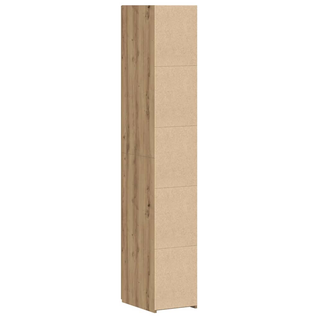 Aukštas spintelė 2 pcs Amatininkų ąžuolas 30 x 42,5 x 185 cm