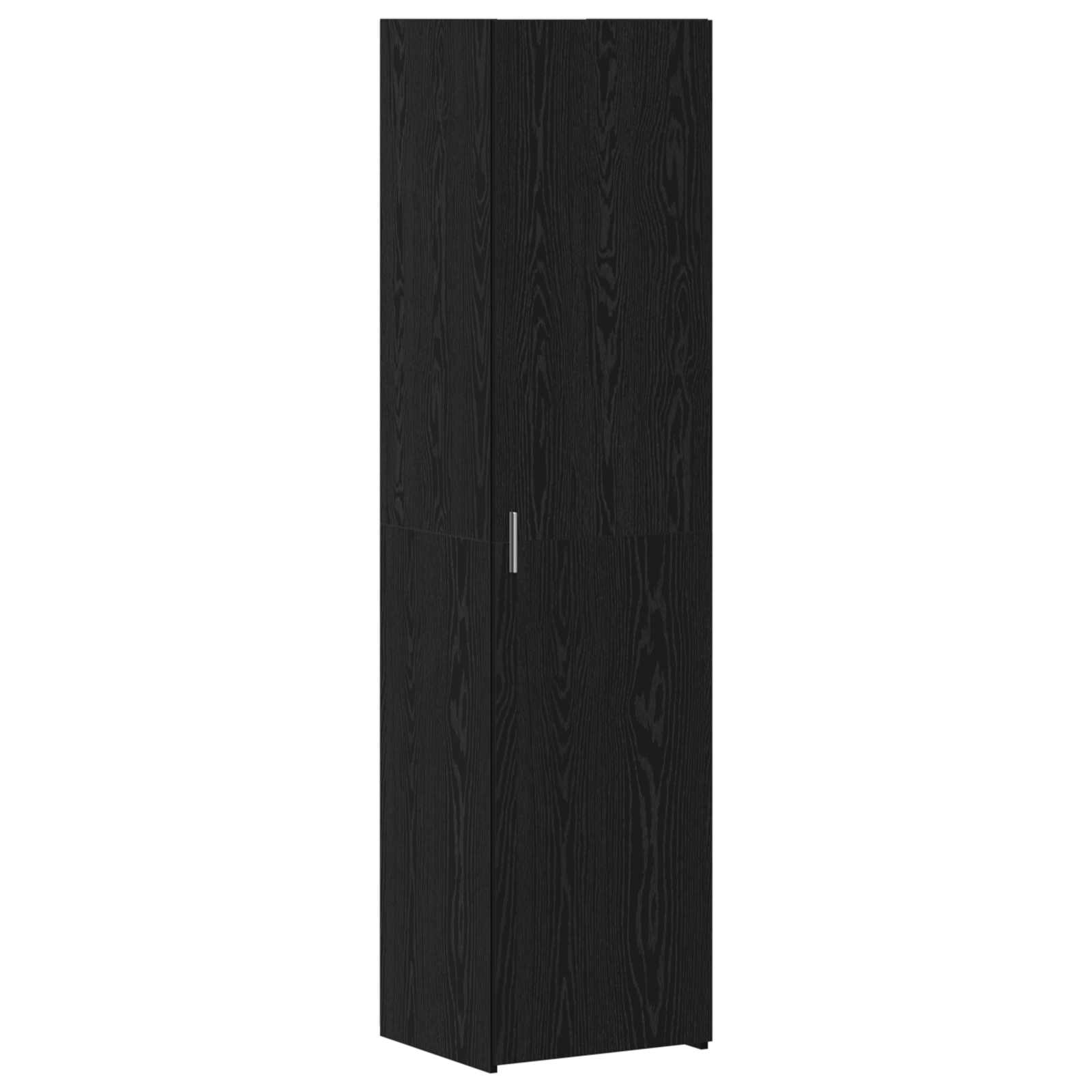 augstais galds melns ozols 45x42,5x185 cm inženierijas koksne