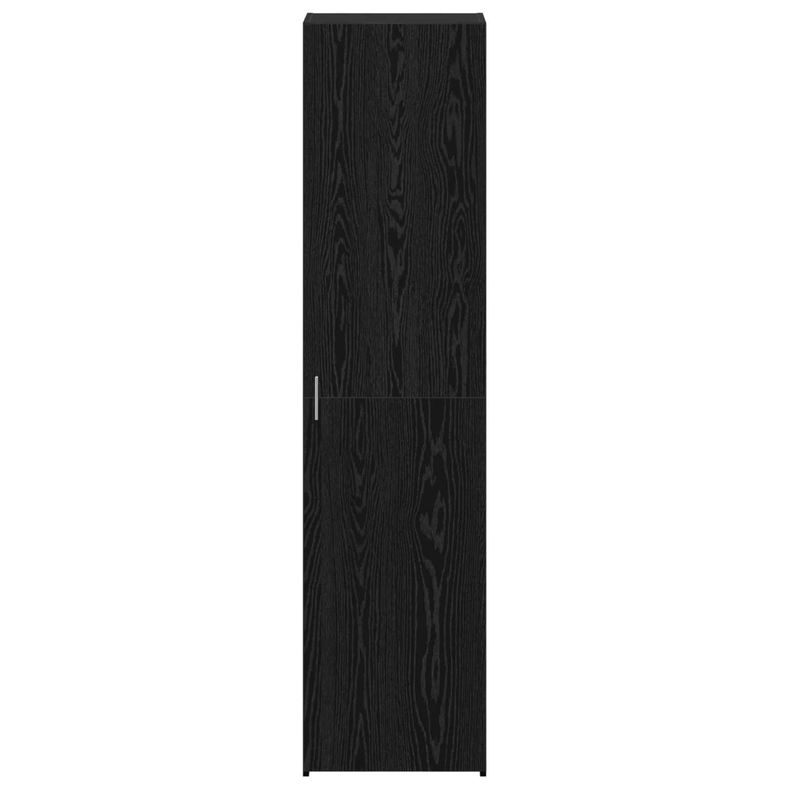 augstais galds melns ozols 45x42,5x185 cm inženierijas koksne