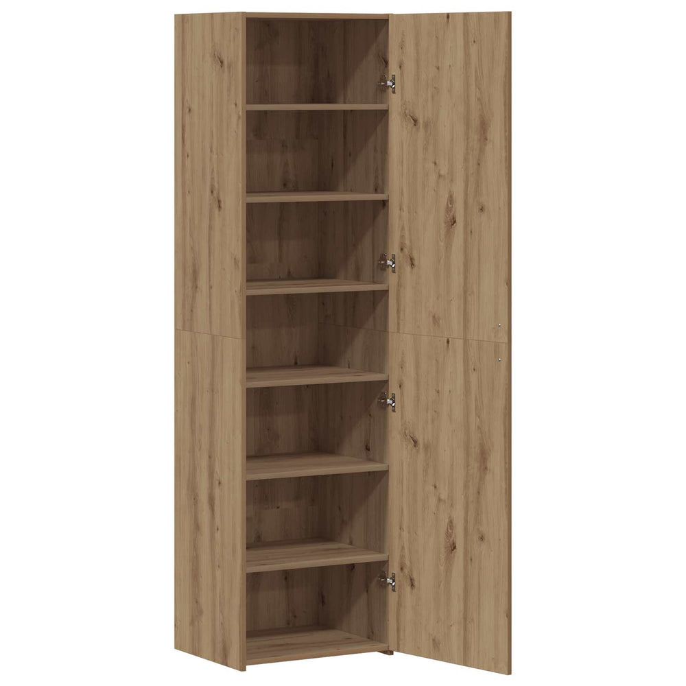Highboard 2 pcs Artisan oak 50 x 42.5 x 185 cm