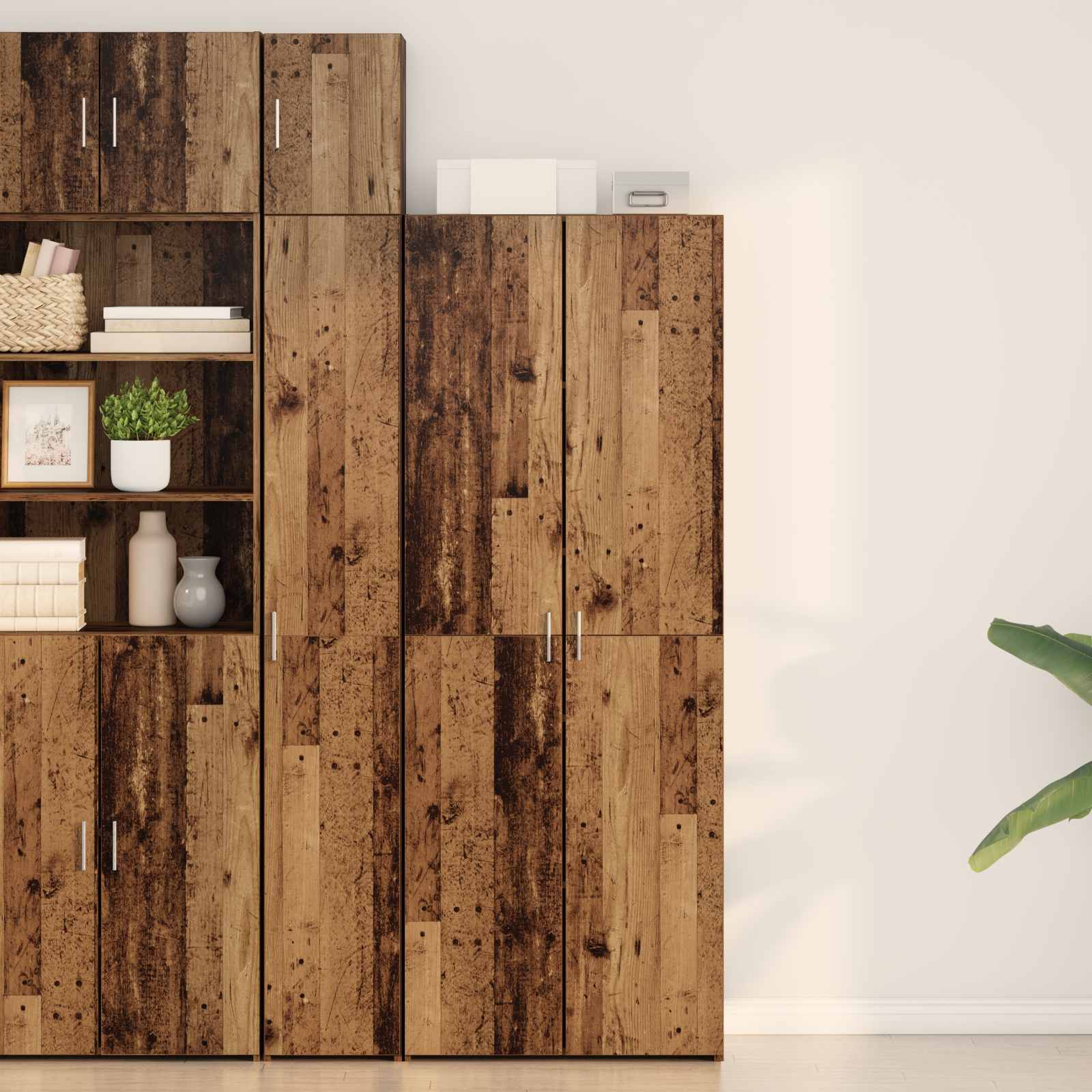 Augsts galds vecā koka izskatā 70x42.5x185 cm inženierijas koksne